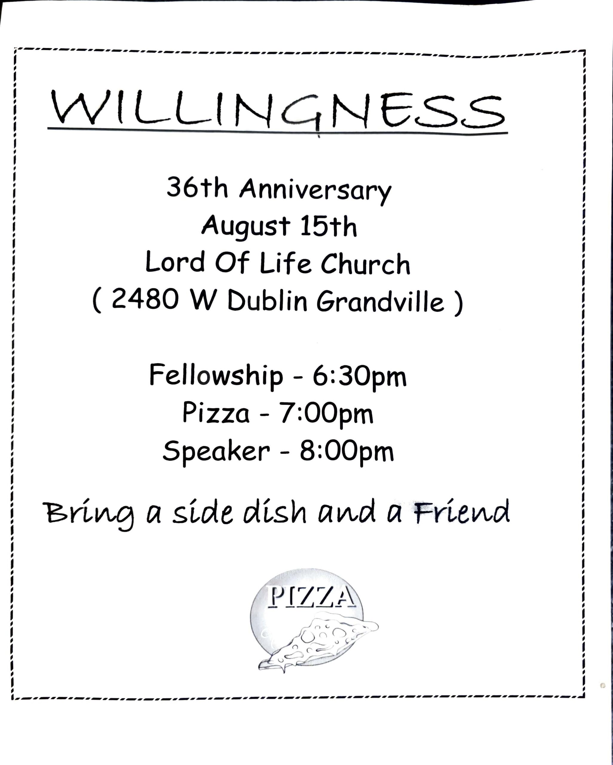 Willingness Group Flyer