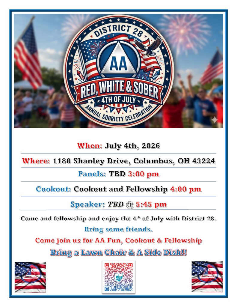 Red White and Sober Save the Date 2026