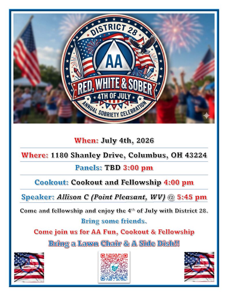 Red White and Sober Save the Date 2026