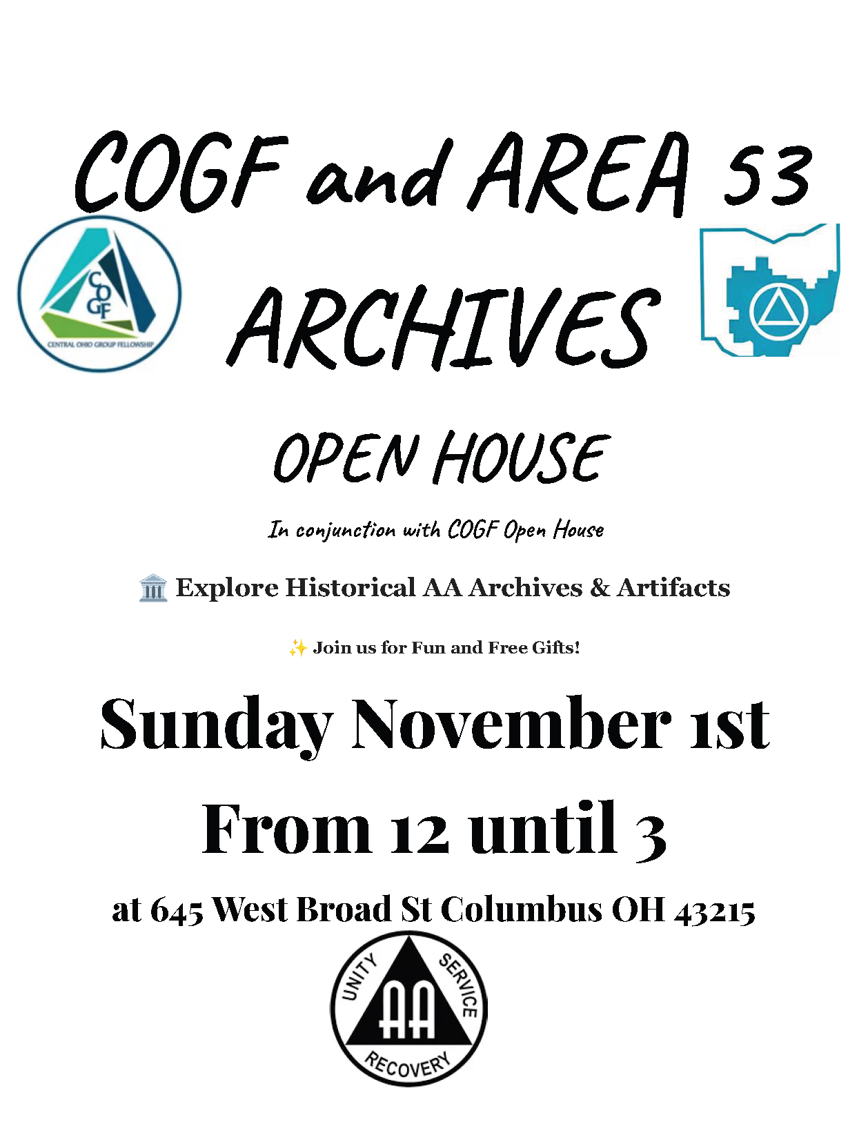Archives Open House Flyer (2)