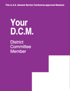 District Committee Member (D.C.M.) Kit List