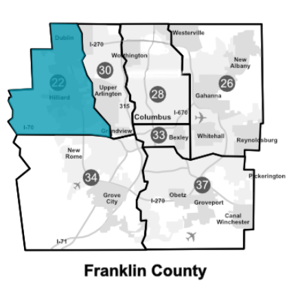 District 22 Highlighted