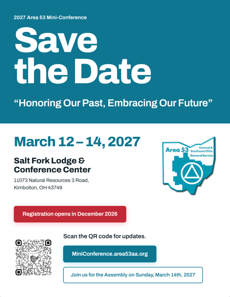2027 Area 53 Mini Conference Save the Date